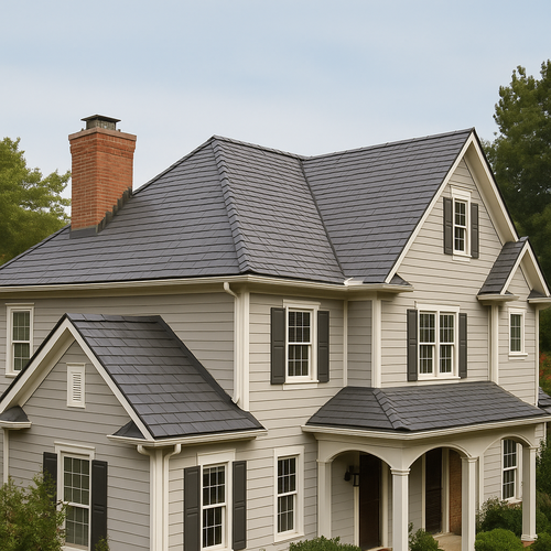 synthetic slate roofing